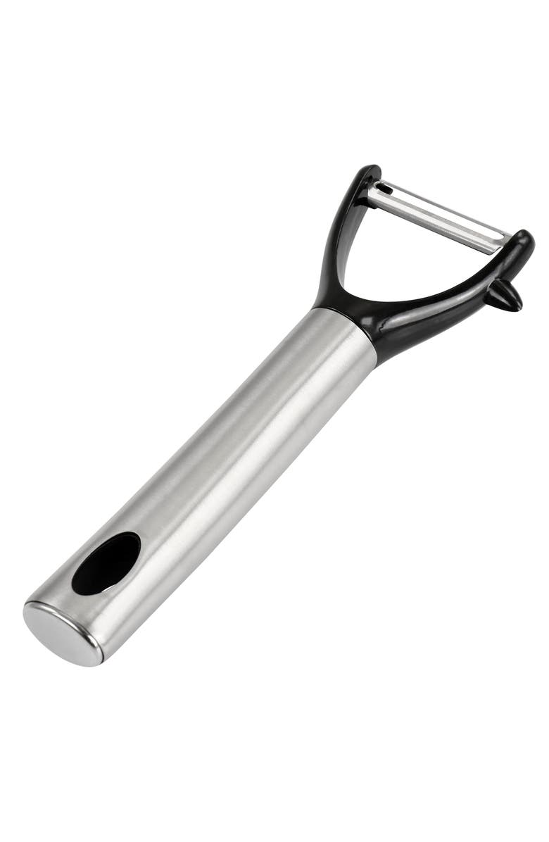 OSTER Baldwyn Kitchen Peeler with Stainless Steel Handle, Alternate, color, Black