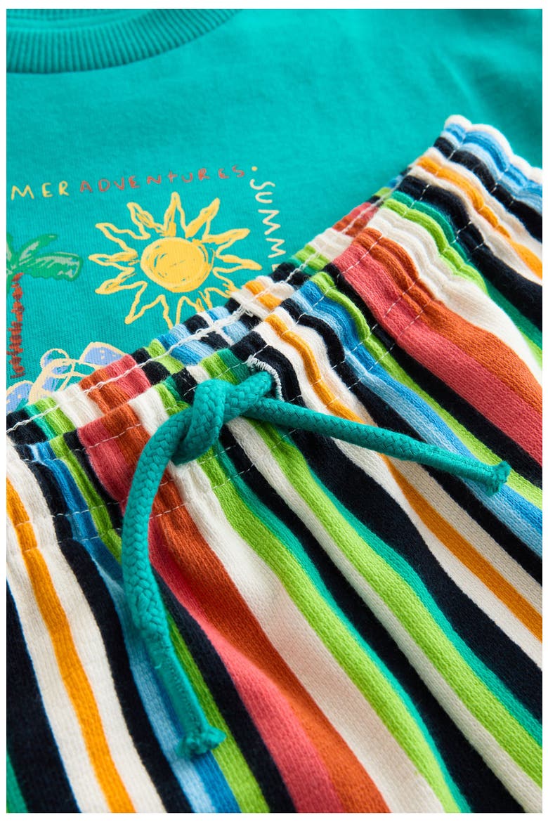 Kids' Turtle T-Shirt & Shorts Set, Alternate, color, GREEN