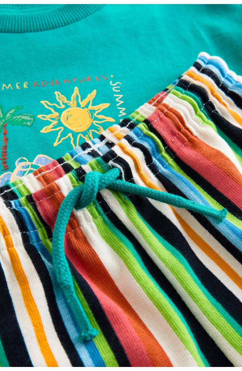 NEXT Kids' Turtle T-Shirt & Shorts Set, Alternate, color, Green