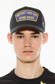 Cult of Individuality Repent & Sin Mesh Back Trucker Hat