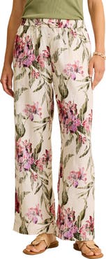 Tommy Bahama Orchid Isle Easy Linen Wide Leg Pants