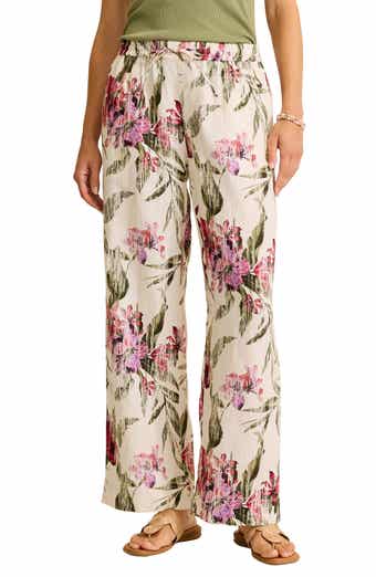 Tommy Bahama Orchid Isle Easy Linen Wide Leg Pants