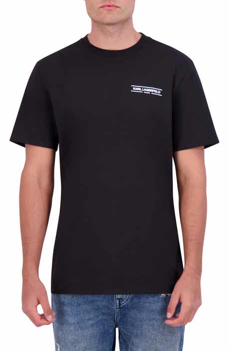 KARL LAGERFELD PARIS Core Logo Cotton Graphic T-Shirt