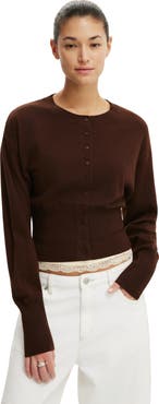 Cotton On Women's Sara Button Cardigan