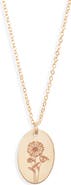 Set & Stones Louise Birth Flower Necklace