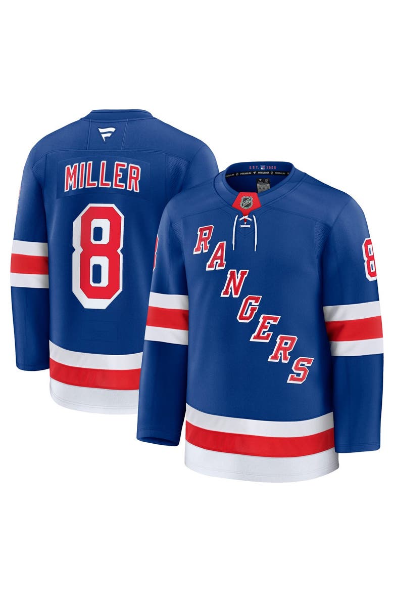 Men's Fanatics J.T. Miller Blue New York Rangers Home Premium Jersey, Main, color, Blue