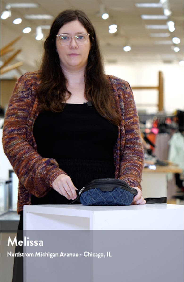 Mini Commuter Denim Belt Bag, sales video thumbnail