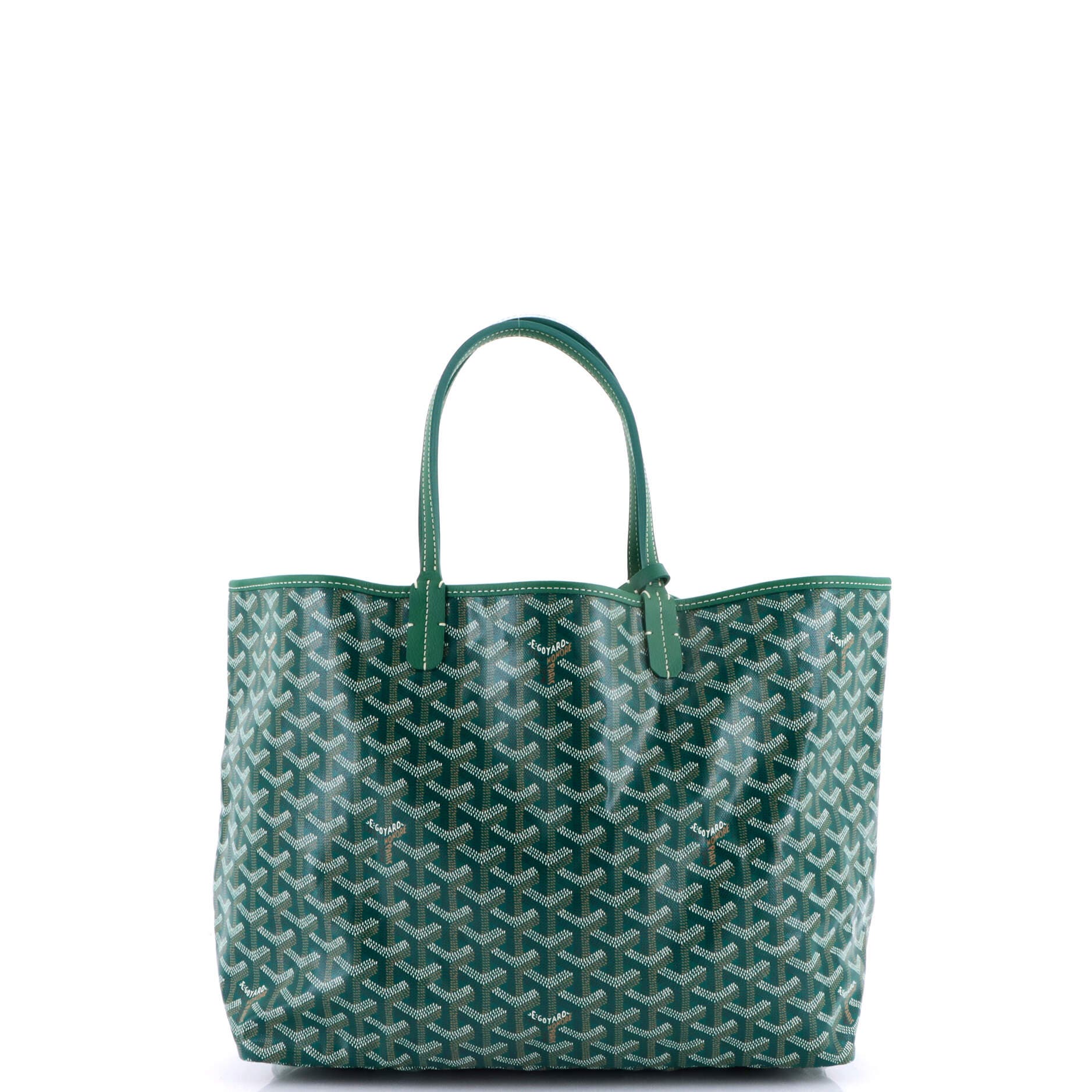 Pre-Owned Goyard Saint Louis Tote Coated Canvas PM, Alternate, color, Green