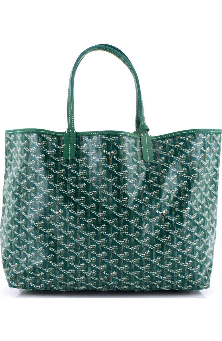 Pre-Owned Goyard Saint Louis Tote Coated Canvas PM, Alternate, color, Green