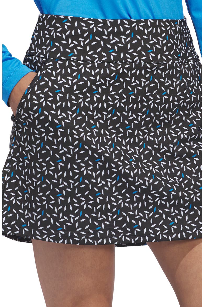 Ultimate365 Printed Skirt, Alternate, color, BLACK