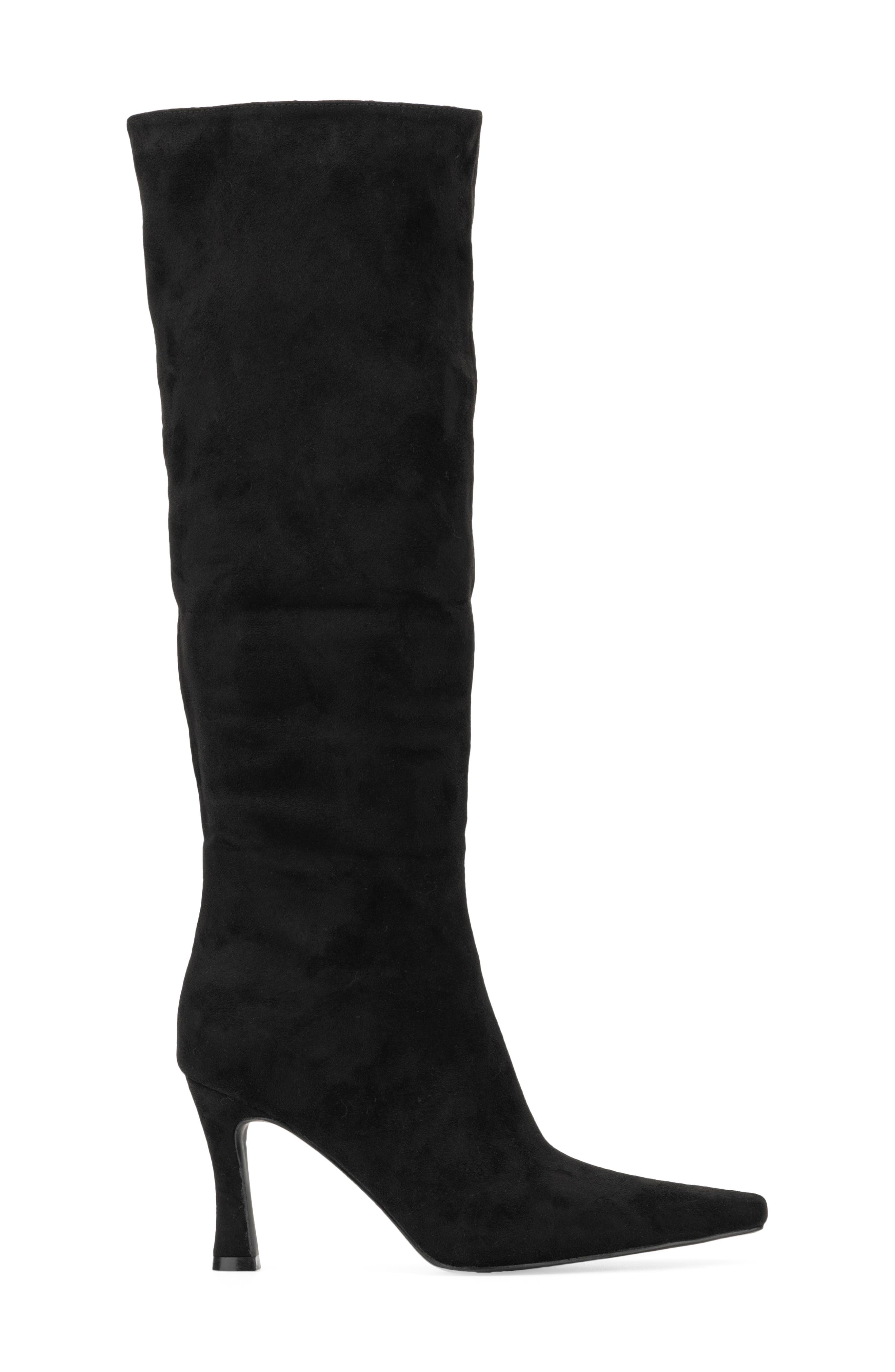 Kalissa Tall Stiletto Boot, Alternate, color, BLACK/ BROWN