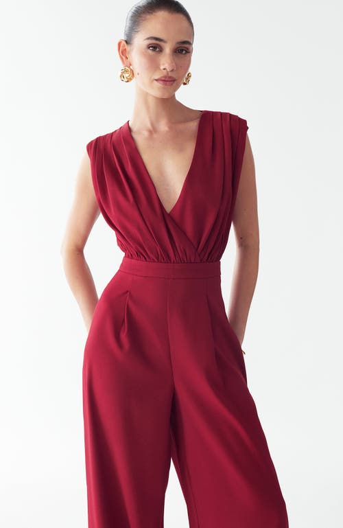 Bwldr Elan Jumpsuit In Red