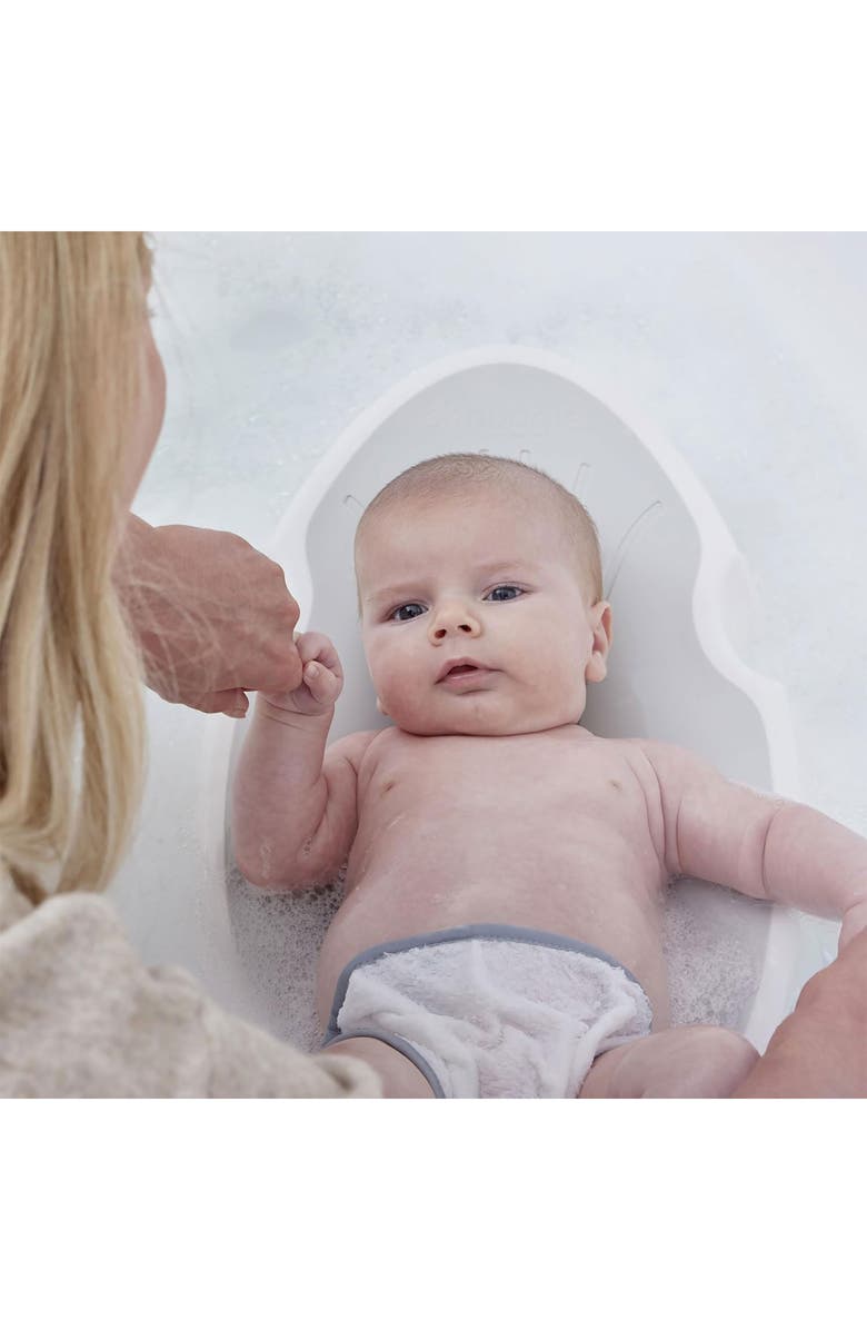 SHNUGGLE Newborn Bath Support, Alternate, color, Pebble Grey