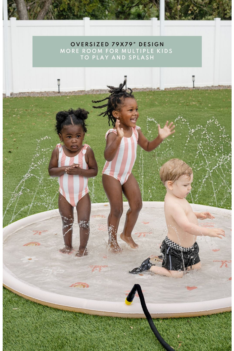 Sprinkler Splash Pad, Alternate, color, Bows & Bloom