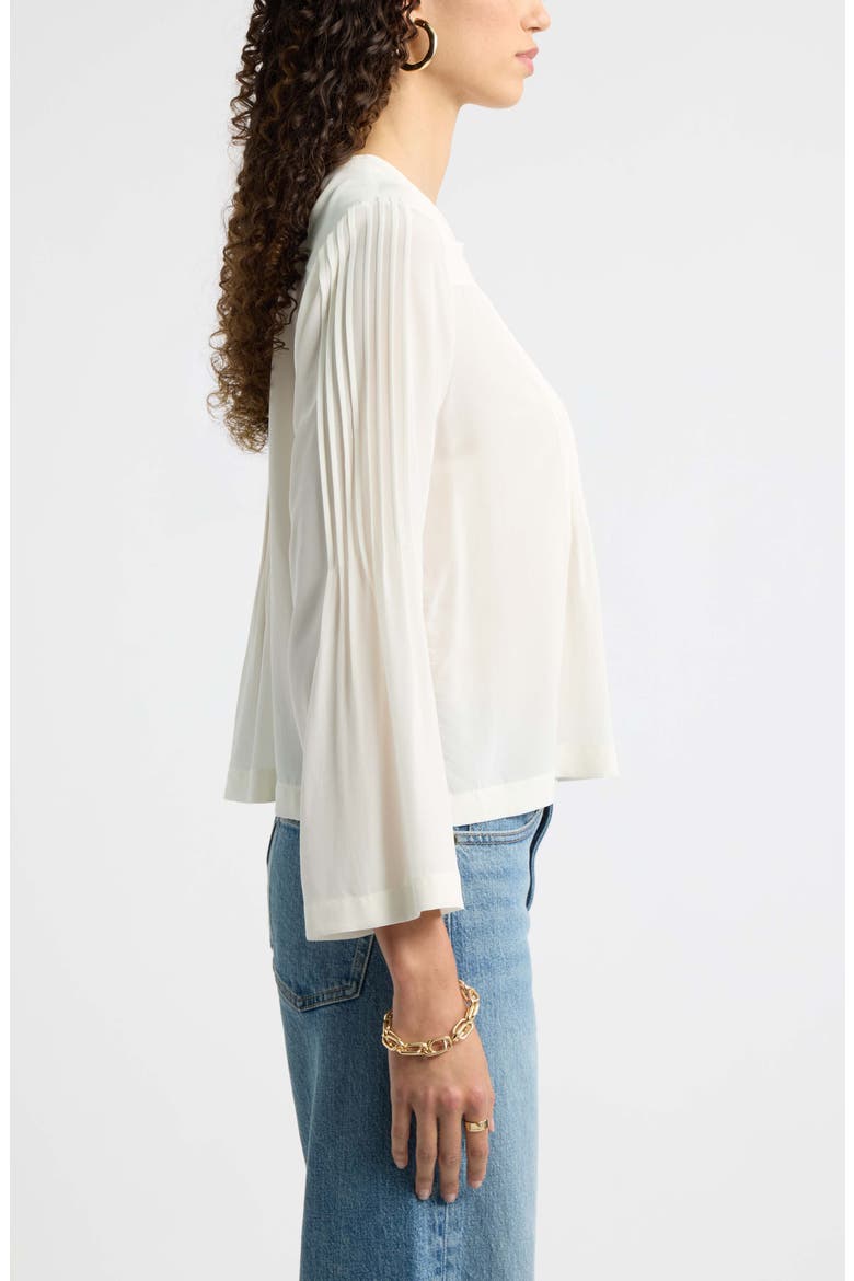 Pintuck Top, Alternate, color, IVORY PRISTINE