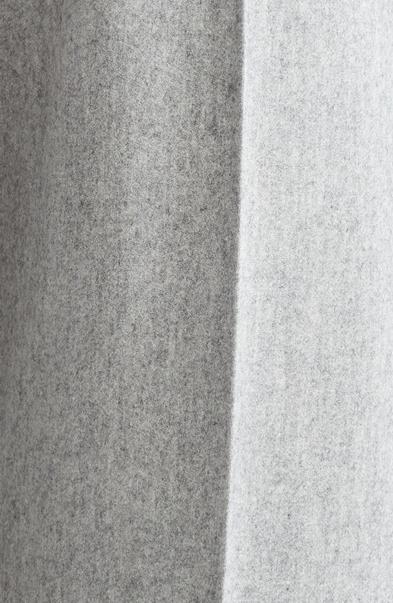 Eleventy Drawstring Stretch Virgin Wool & Cashmere Straight Leg Pants, Alternate, color, Grey