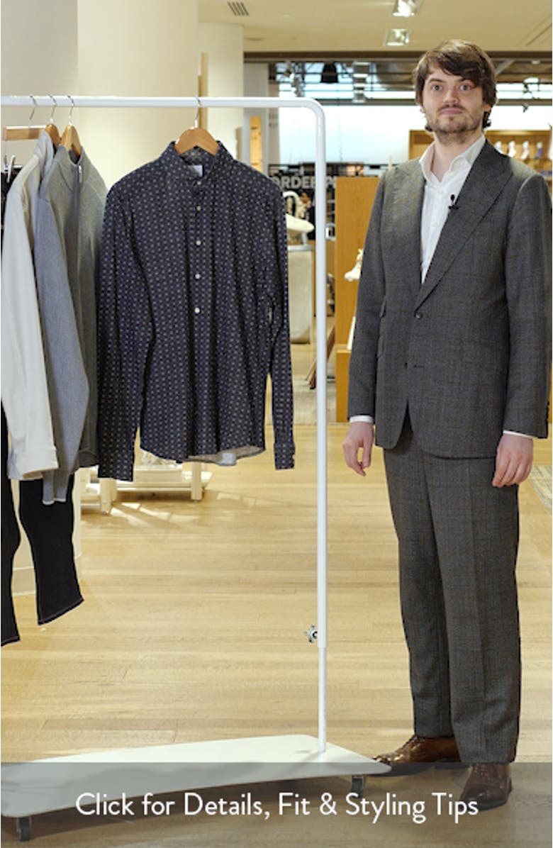 Modern Fit Stretch Cotton Jersey Dress Shirt, sales video thumbnail