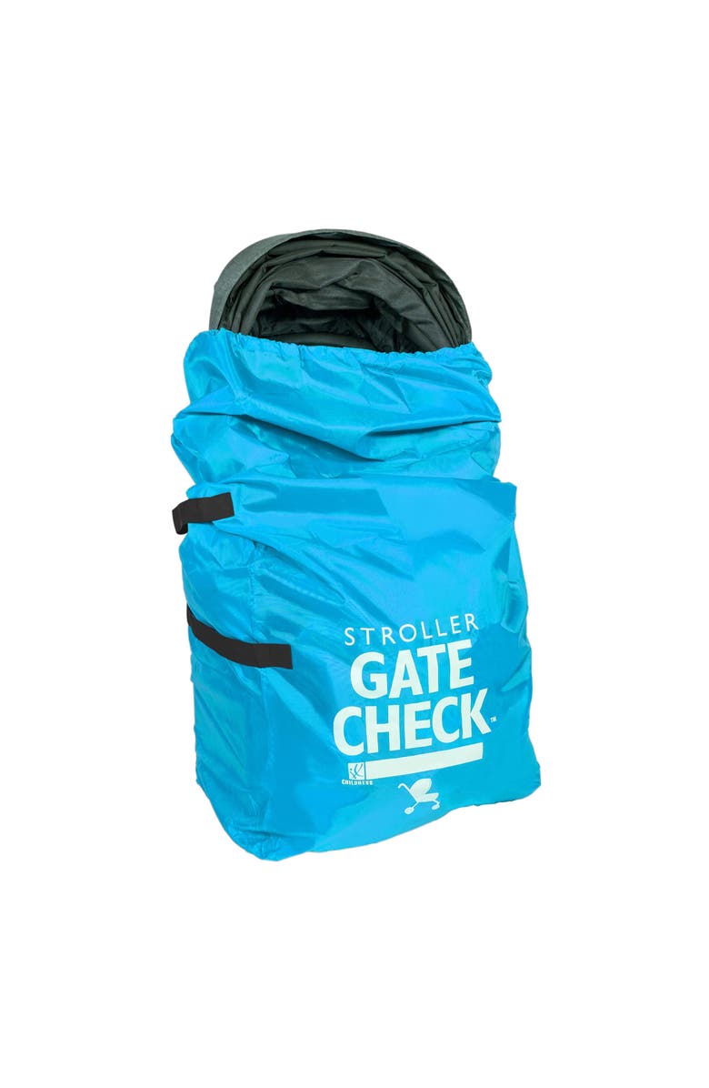 J.L Childress J.L. Childress Gate Check Bag for Single & Double Strollers, Neon Yellow, Height 46", Main, color, Neon Blue