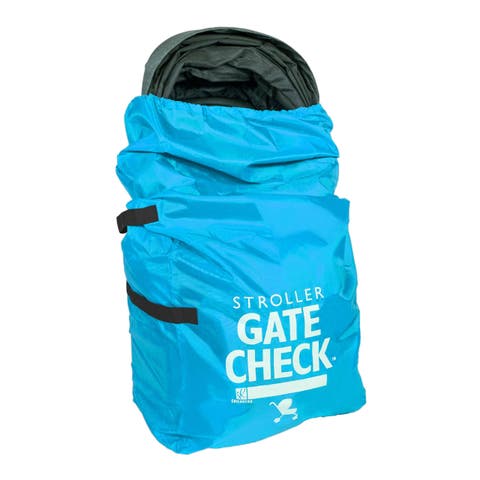 J.L. Childress Gate Check Bag for Single & Double Strollers, Neon Yellow, Height 46"