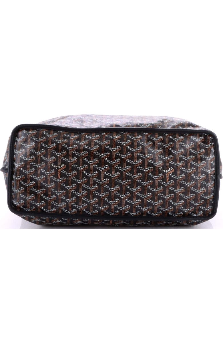 Pre-Owned Goyard Anjou Reversible Tote Coated Canvas PM, Alternate, color, Black