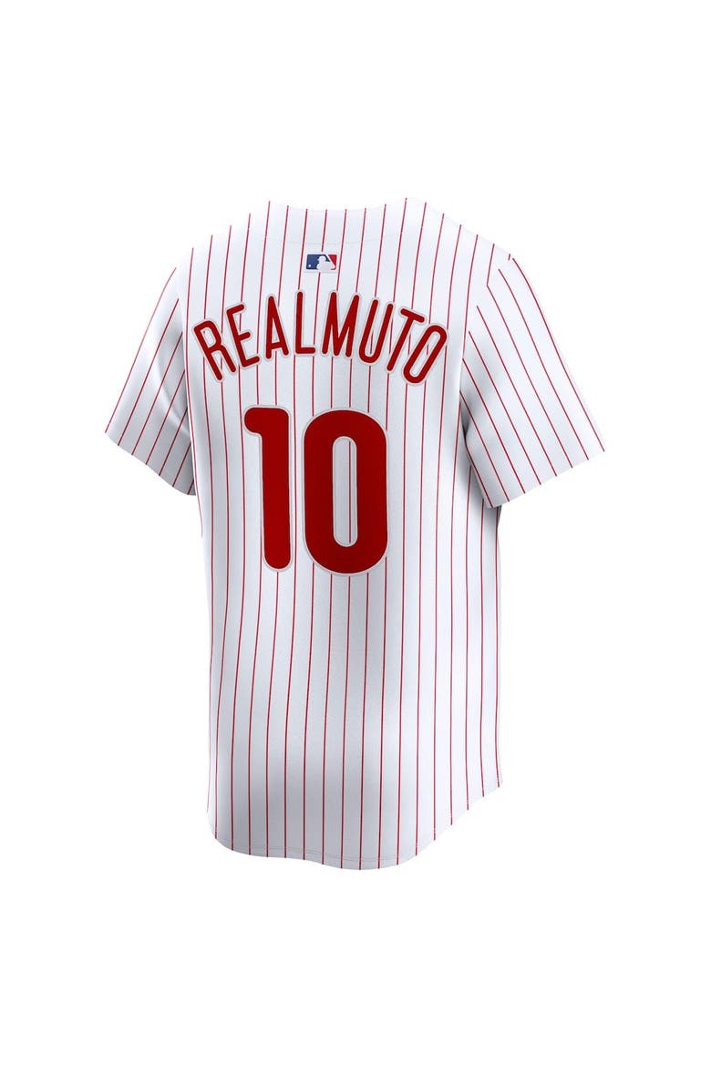 Men's Nike J.T. Realmuto White Philadelphia Phillies Home Limited Player Jersey, Alternate, color, White