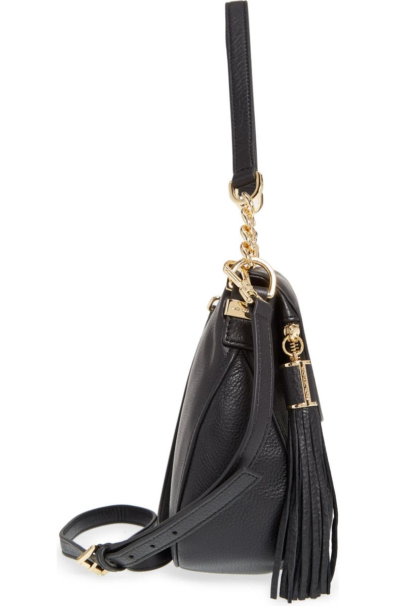 MICHAEL Michael Kors 'Bedford Tassel - Medium' Convertible Leather Shoulder Bag, Alternate, color,