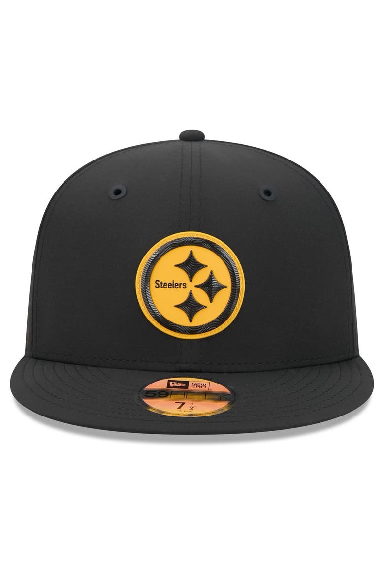 Men's New Era Black Pittsburgh Steelers 2026 Sideline 59FIFTY Fitted Hat, Alternate, color, Black