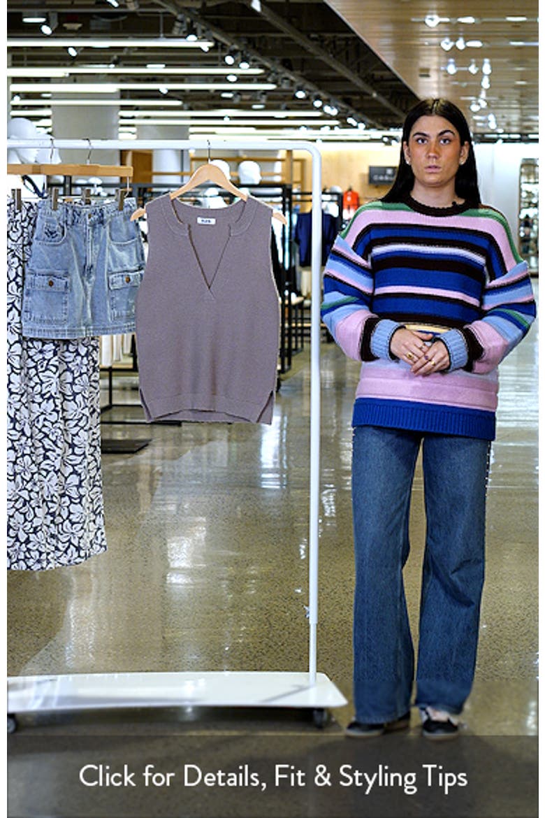 Lillian Relaxed Rib Sweater Tank video