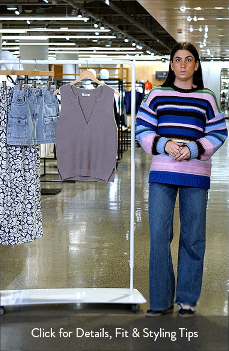 Lillian Relaxed Rib Sweater Tank, sales video thumbnail