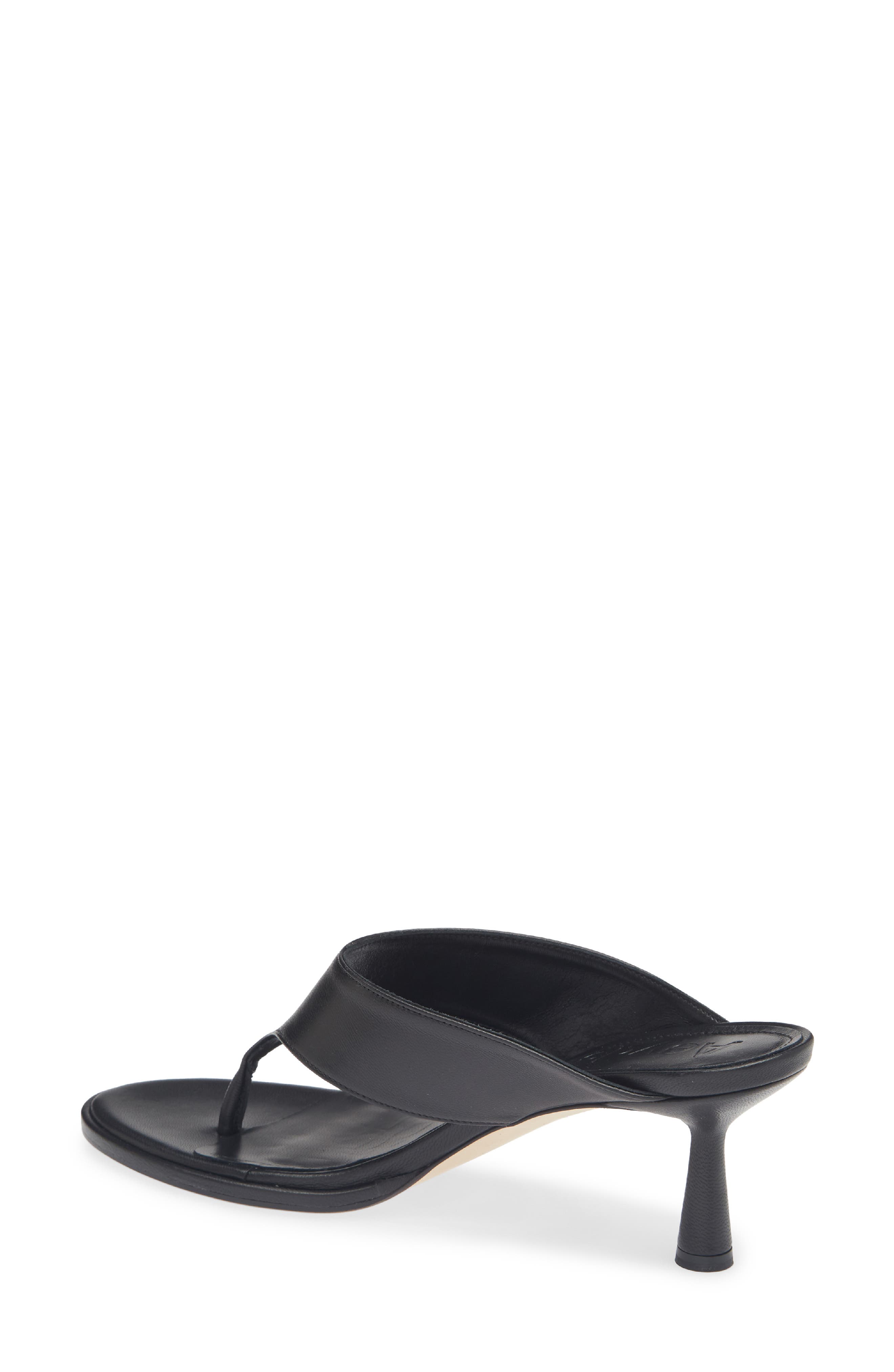 aeyde Olenna Flip Flop, Alternate, color, Black