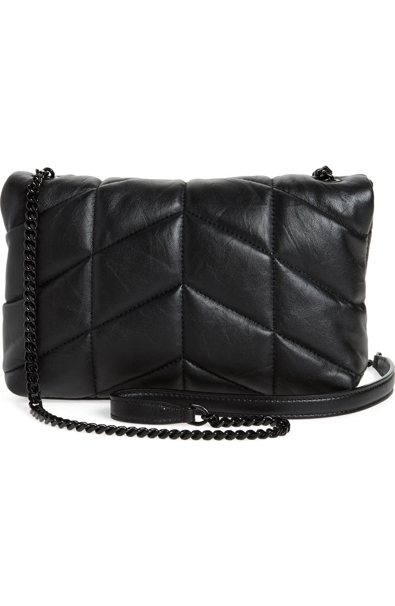 Saint Laurent Toy Loulou Puffer Quilted Leather Crossbody Bag, Alternate, color,