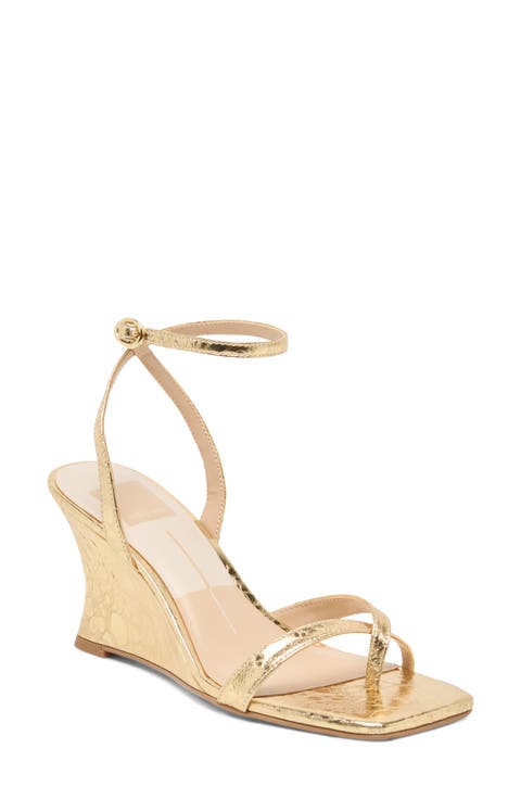Solene Ankle Strap Wedge Sandal