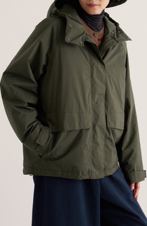 Portheras Waterproof Recycled Nylon Hooded Jacket