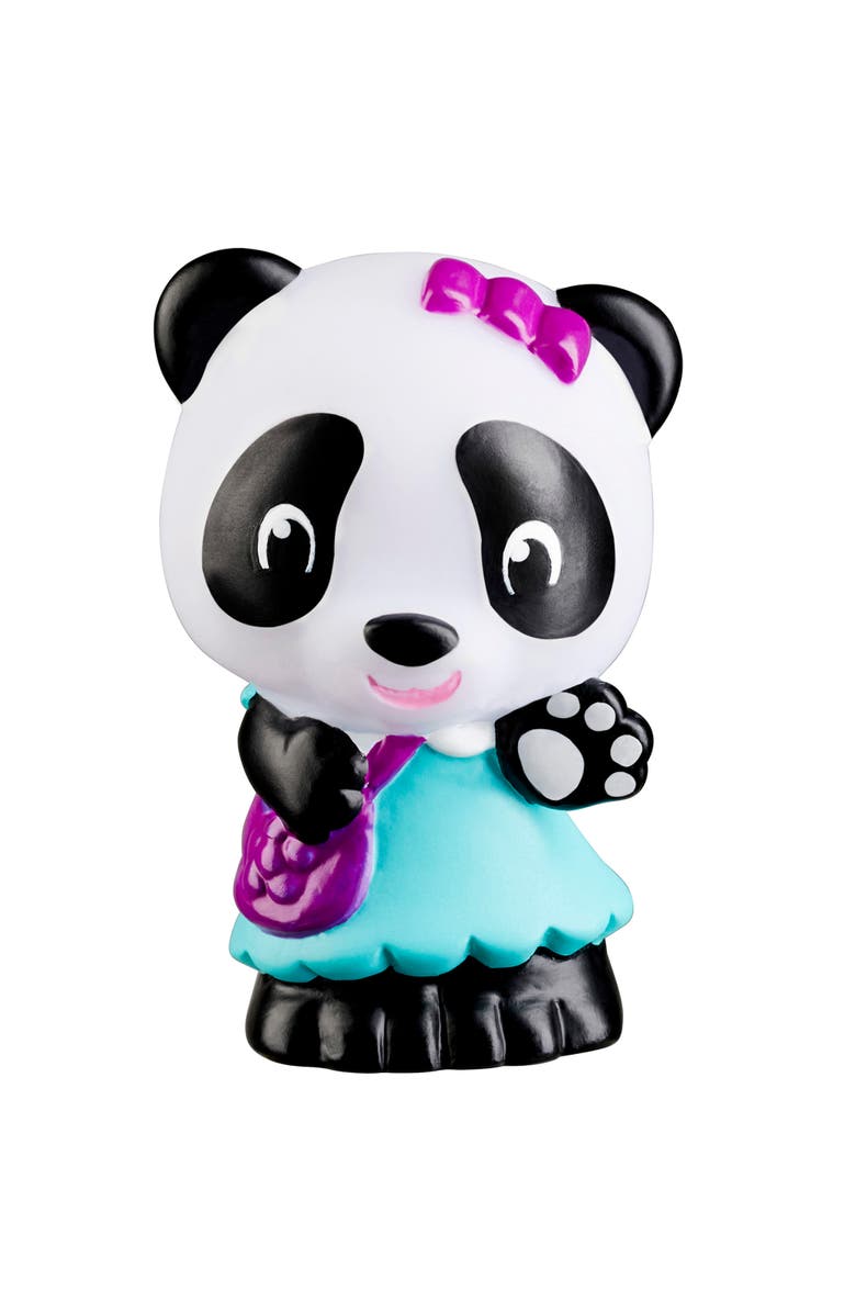 Timber Tots Panda Family 4 Mini Bear Figures Playset, Alternate, color, Multicolored