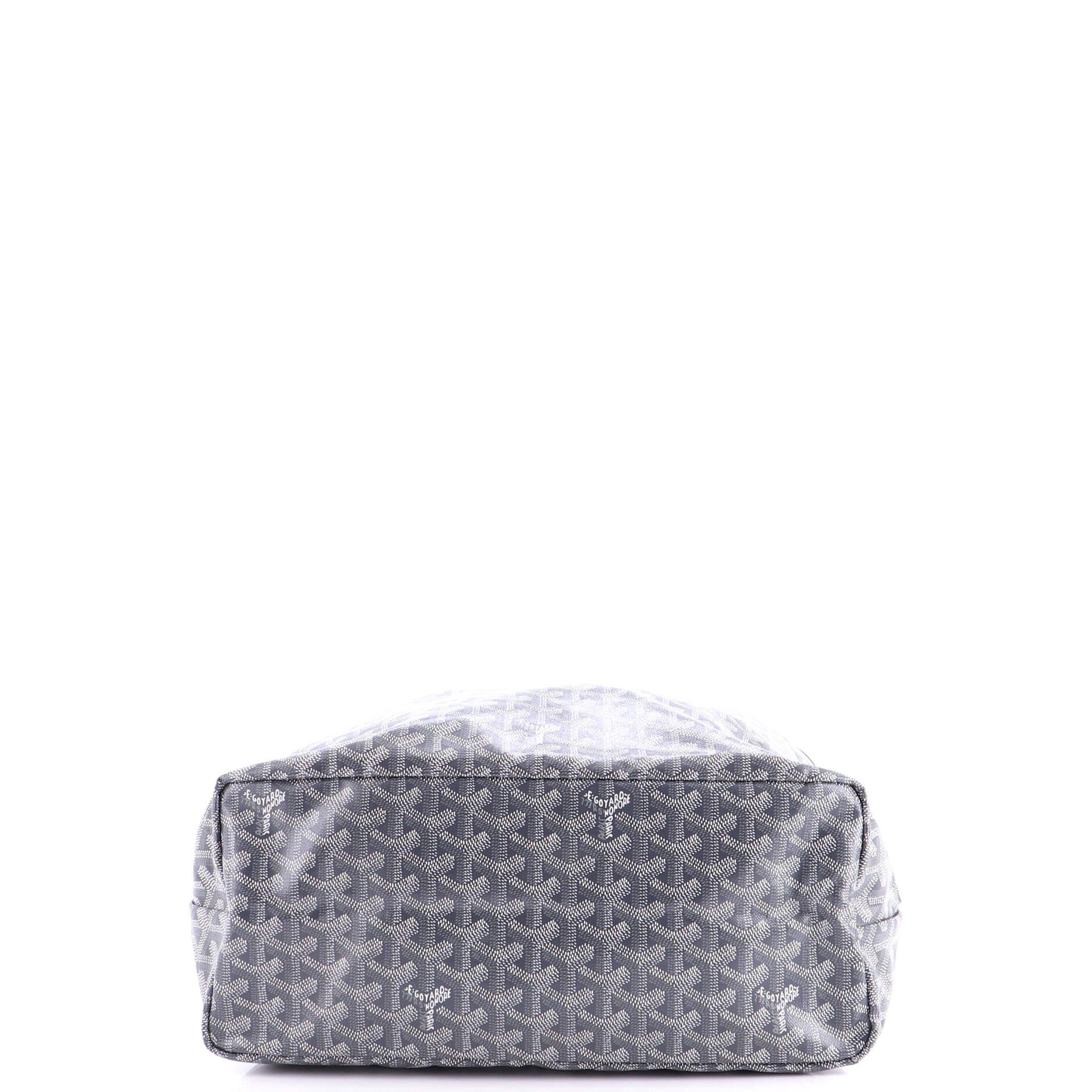 Pre-Owned Goyard Saint Louis Tote Coated Canvas PM, Alternate, color, Gray