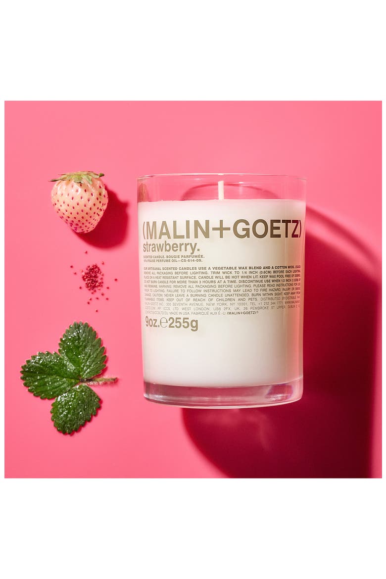 Strawberry Scented Candle, Alternate, color, NO COLOR
