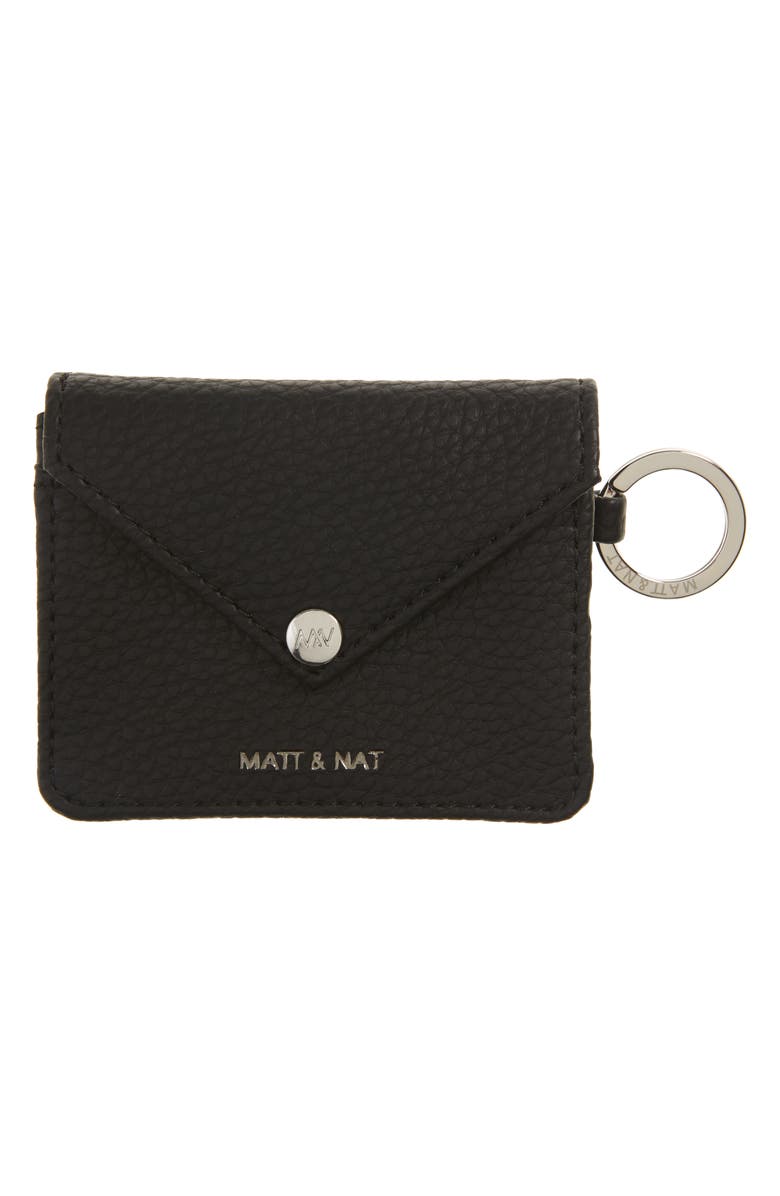Matt & Nat Ozma Vegan Leather Coin Purse with Key Ring, Main, color,