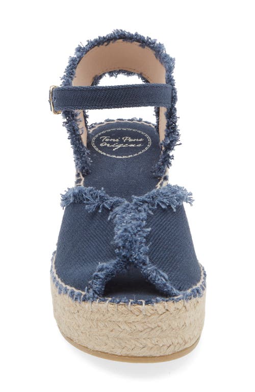 Toni Pons Isaura Platform Wedge Sandal In Mari