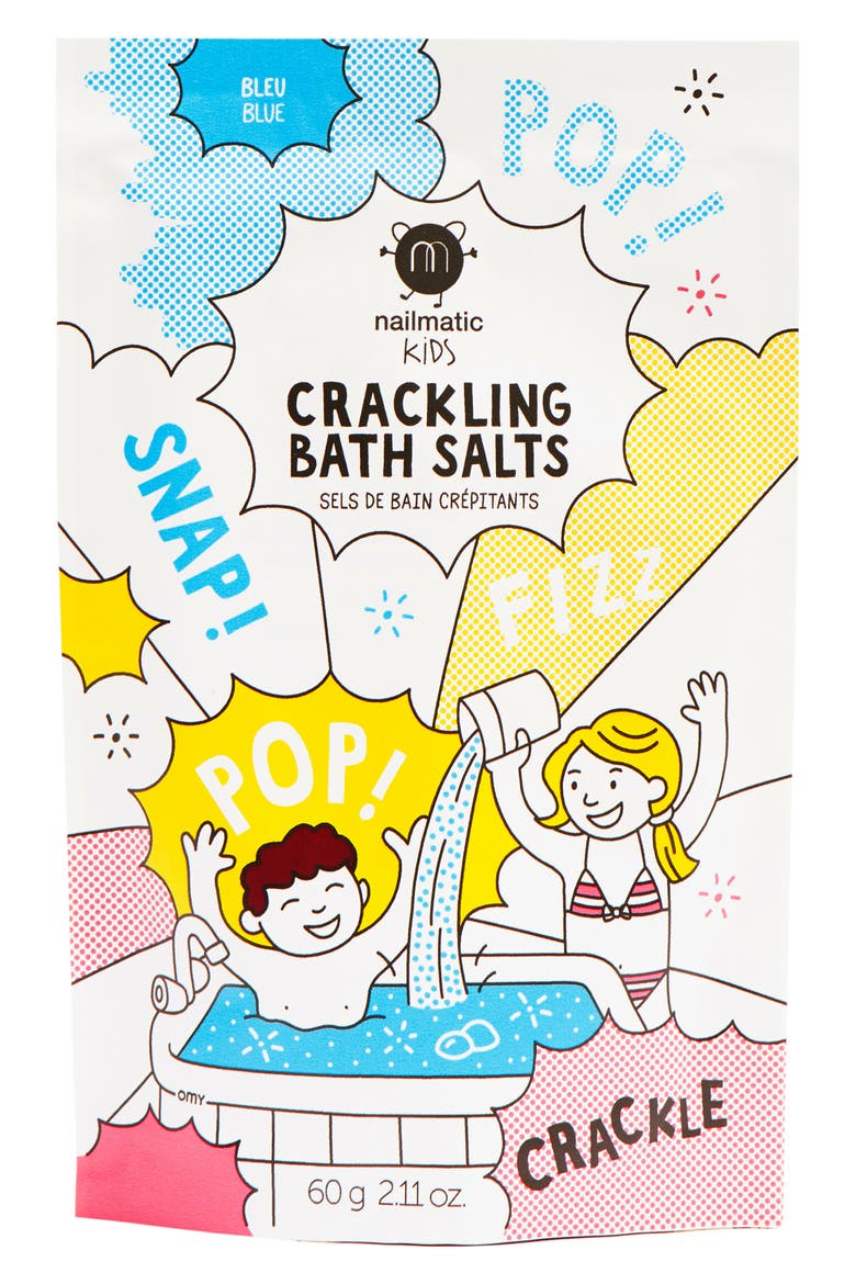 Crackling Bath Salts For Kids, Main, color, BLUE