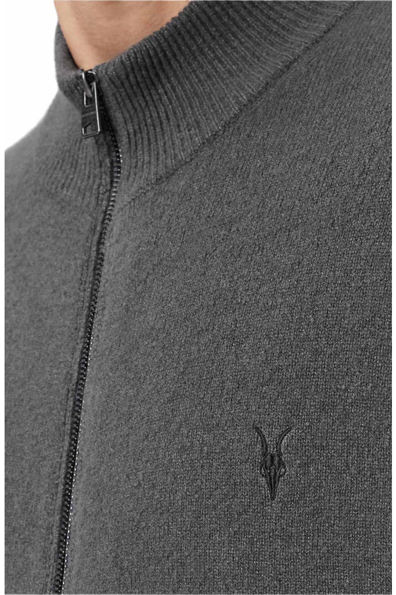 Statten Zip Cardigan, Alternate, color, ASHER GREY