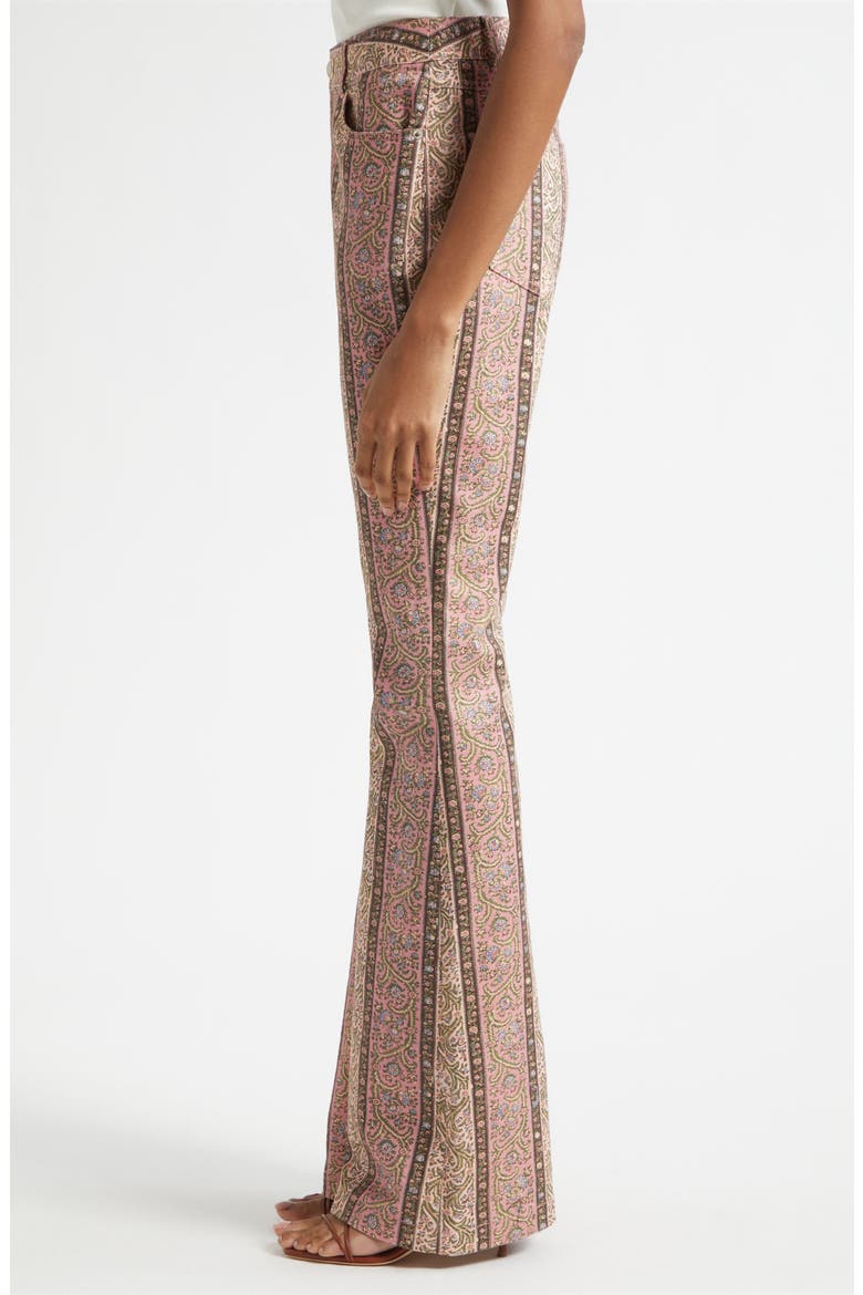 Pepper Paisley Bootcut Jeans, Alternate, color, AMOUR PINK MULTI