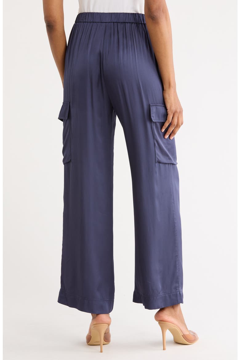 Nouma Cargo Wide Leg Pants, Alternate, color, BLEU MARINE