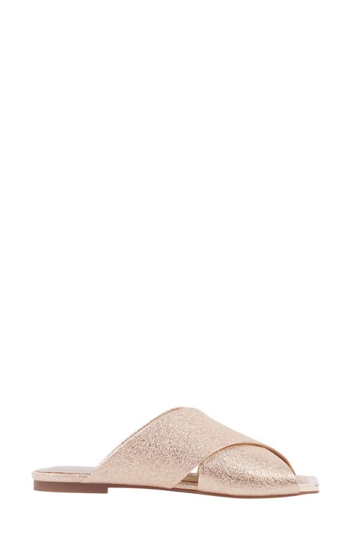 Katy Perry The Checked In Slide Sandal In Gold