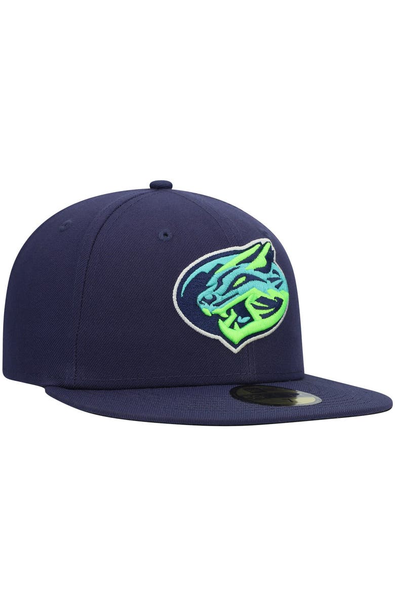 New Era Men's New Era Navy Lynchburg Hillcats Authentic Collection Team Home 59FIFTY Fitted Hat, Alternate, color, Navy