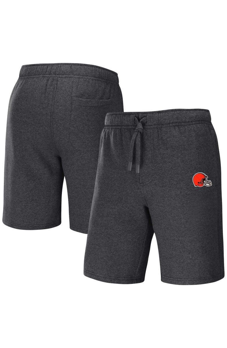 NFL X DARIUS RUCKER Men's NFL x Darius Rucker Collection by Fanatics Heather Charcoal Cleveland Browns Logo Shorts, Main, color, Heather Charcoal