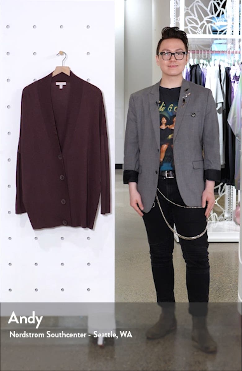 Oversize Button Front Cardigan, sales video thumbnail