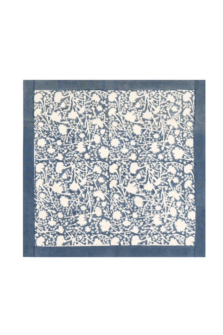 Meadows Napkins, Alternate, color, Bleu 19" x 19"
