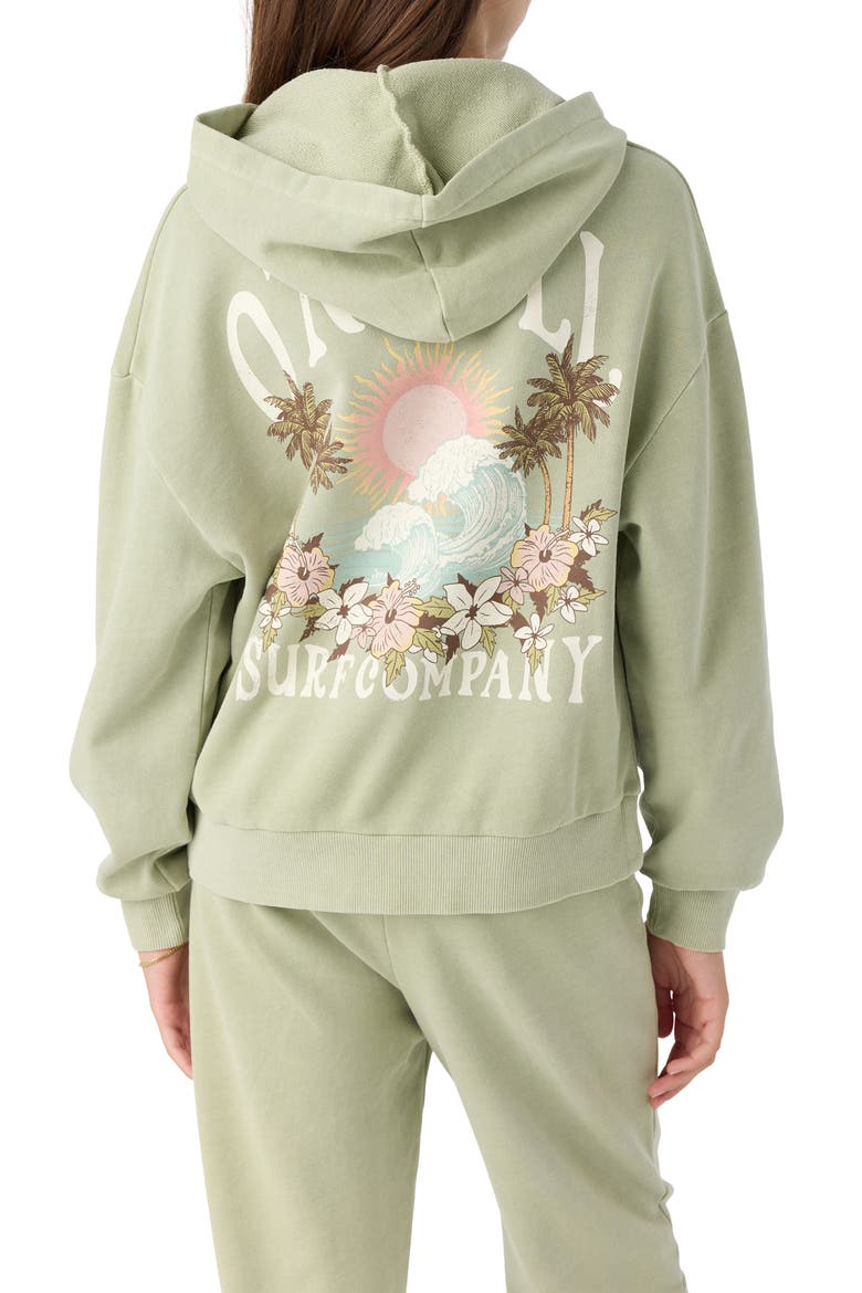 Kids' Asher Graphic Hoodie, Alternate, color, DESERT SAGE