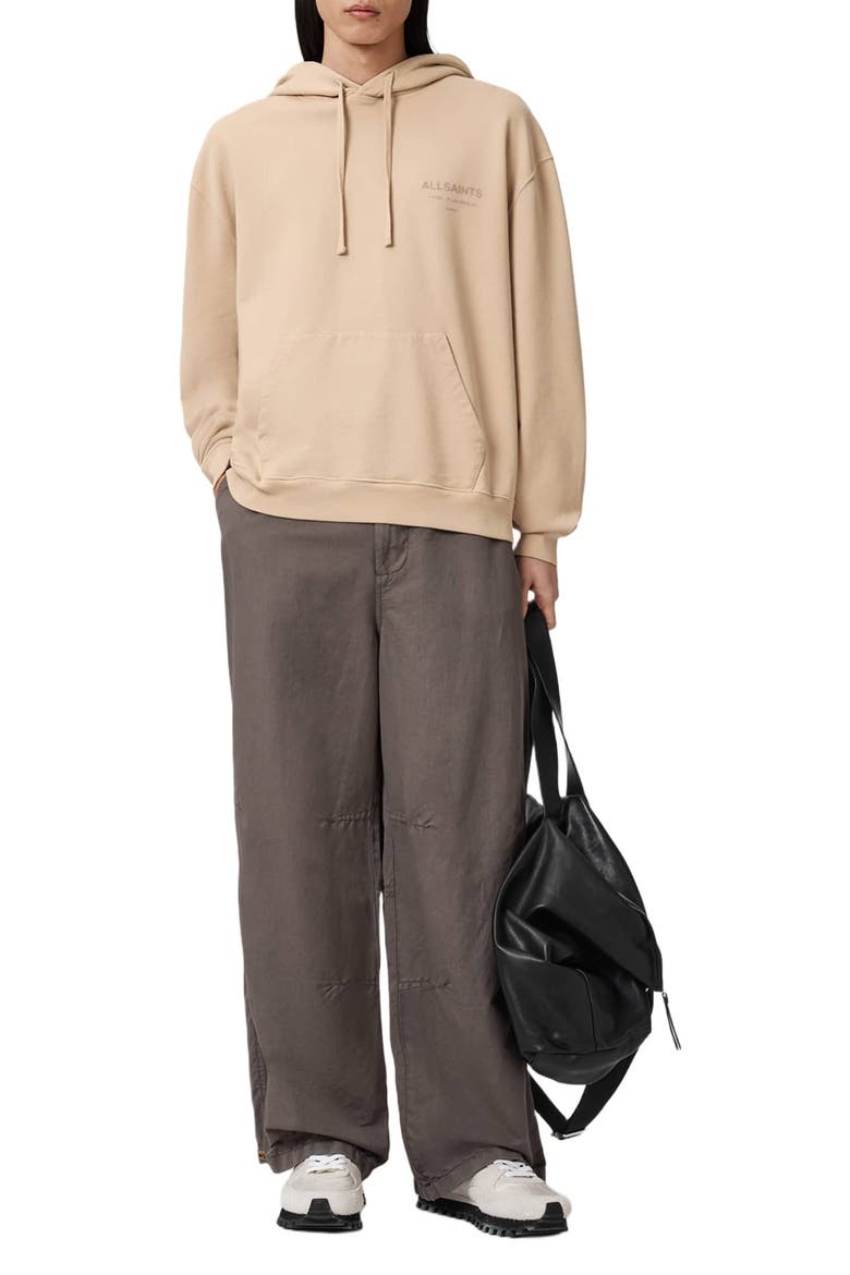 Xander Cotton Hoodie, Alternate, color, SUNSET BROWN