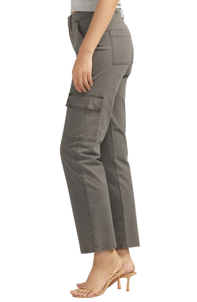Silver Jeans Co. Suki Curvy Straight Leg Cargo Pants, Alternate, color,